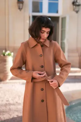 Darcy Wool Coat - Beige — photo 3