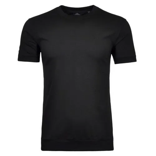 RAGMAN TEE SHIRT GRANDE LONGUEUR PIMA COTON Noir