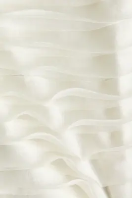 Robe bandeau volantée - Blanc — photo 5