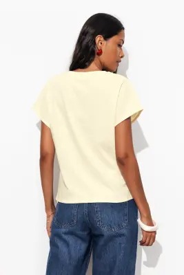 T-shirt à pinces Femme — photo 4