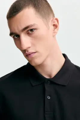 Polo Regular Fit - Noir — photo 2