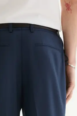 Pantalon de costume Slim Fit - Bleu foncé — photo 3