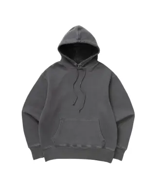 Loopback Hoodie Washed Black — photo 1
