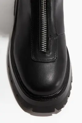 Bottines chaudement doublées - Noir — photo 3