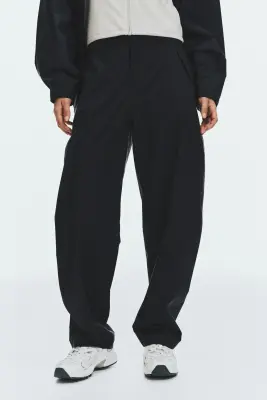 Pantalon de pluie à jambes barrel StormMove™ - Noir — photo 1