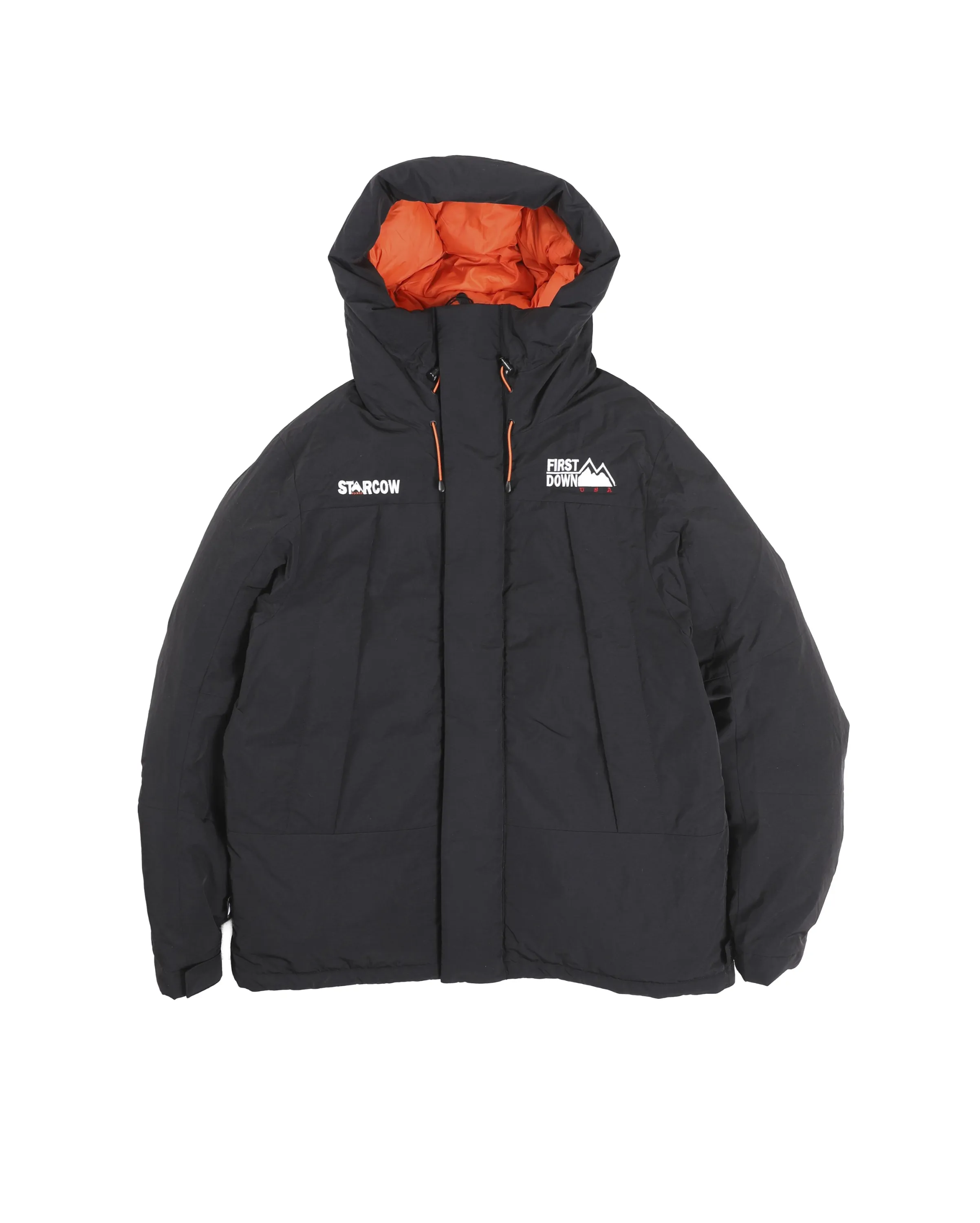 X Starcow WRAP Down Parka Black / Orange