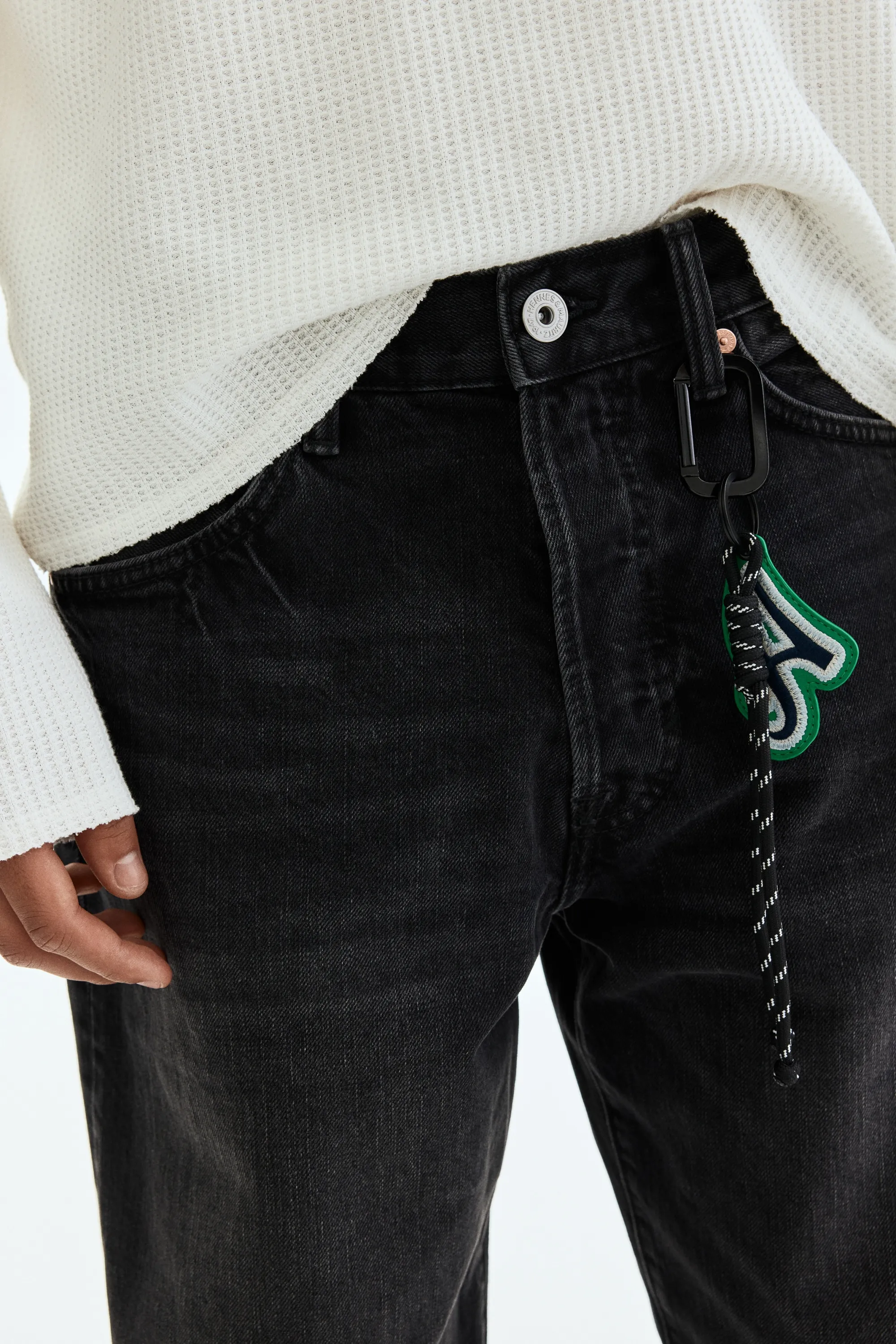 Loose Jeans - Noir denim