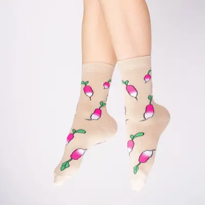 Chaussettes à paillettes Radis Coucou Suzette — photo 4