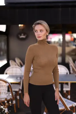 Garance Merino Wool Top - Beige — photo 2