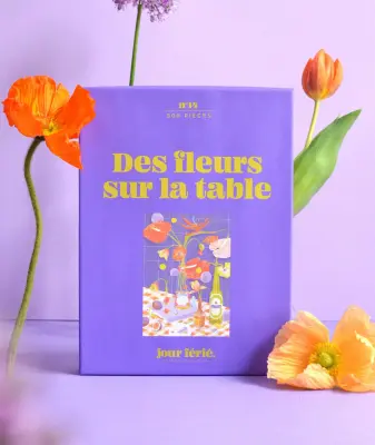 Puzzle 500 pièces Des fleurs sur la table – Jour Férié — photo 1