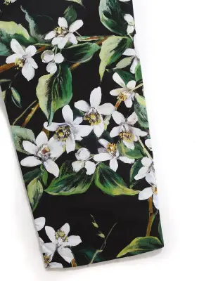 Pantalon slim fit imprimé fleuri noir vert et blanc Prix boutique $675 Taille XS — photo 4
