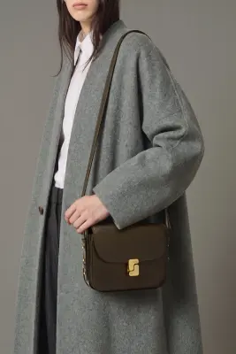 SAC BELLISSIMA MINI KAKI FONCÉ — photo 2