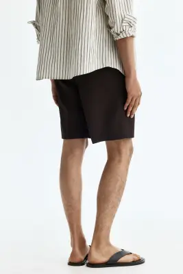 Bermuda Loose Fit - Marron foncé — photo 2