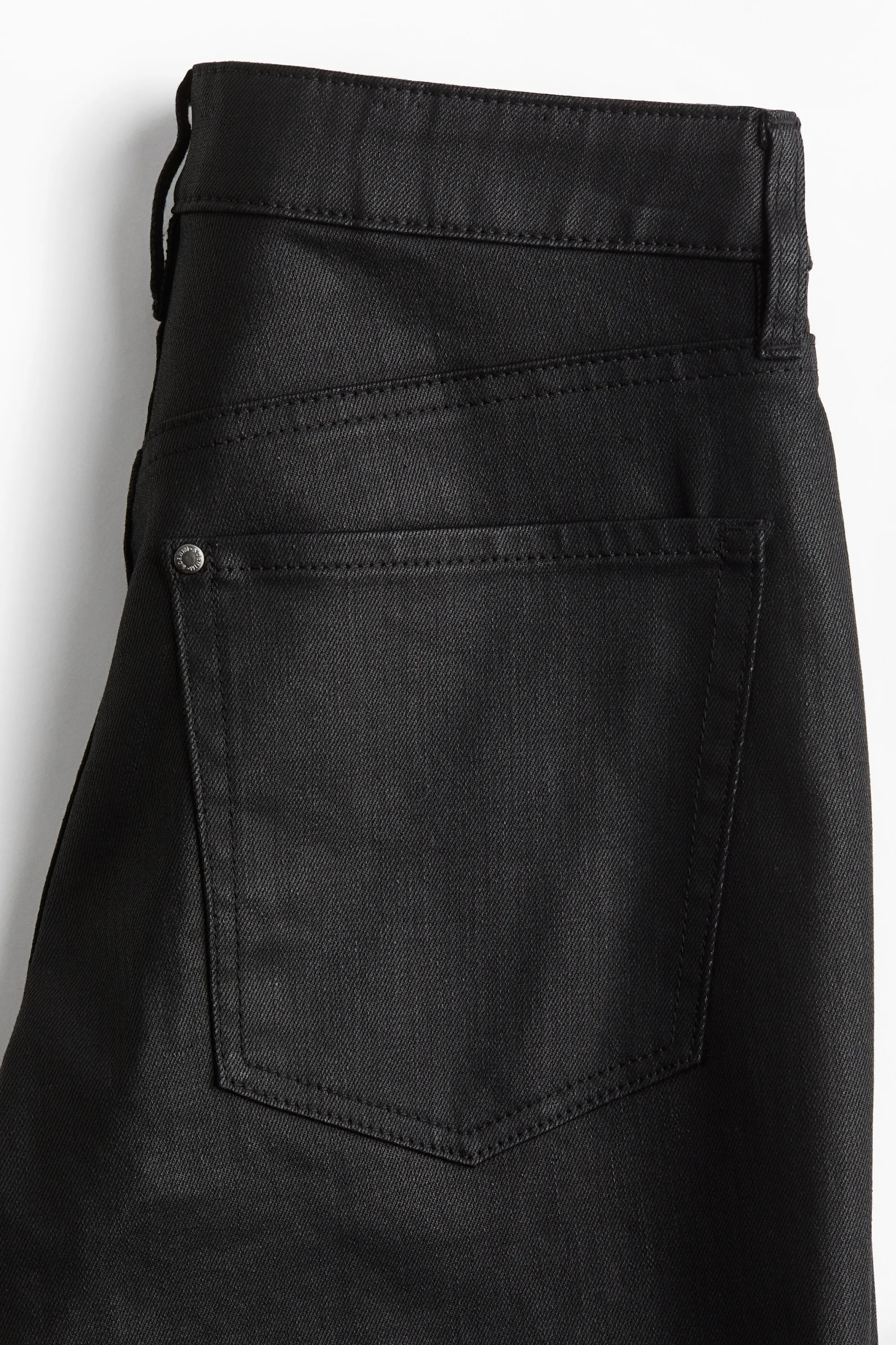 Petite Fit Slim High Jeans - Noir denim
