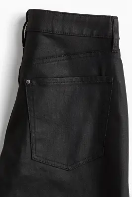 Petite Fit Slim High Jeans - Noir denim — photo 1