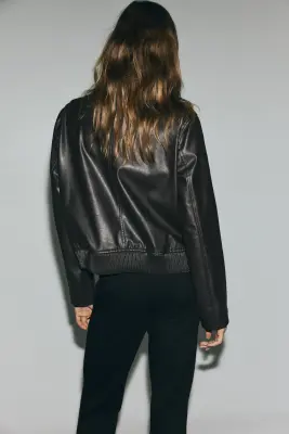 Pantalon en interlock - Noir — photo 3