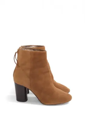 Bottines à talon épais GARETT en suède camel Prix boutique 600€ Taille 41 — photo 1