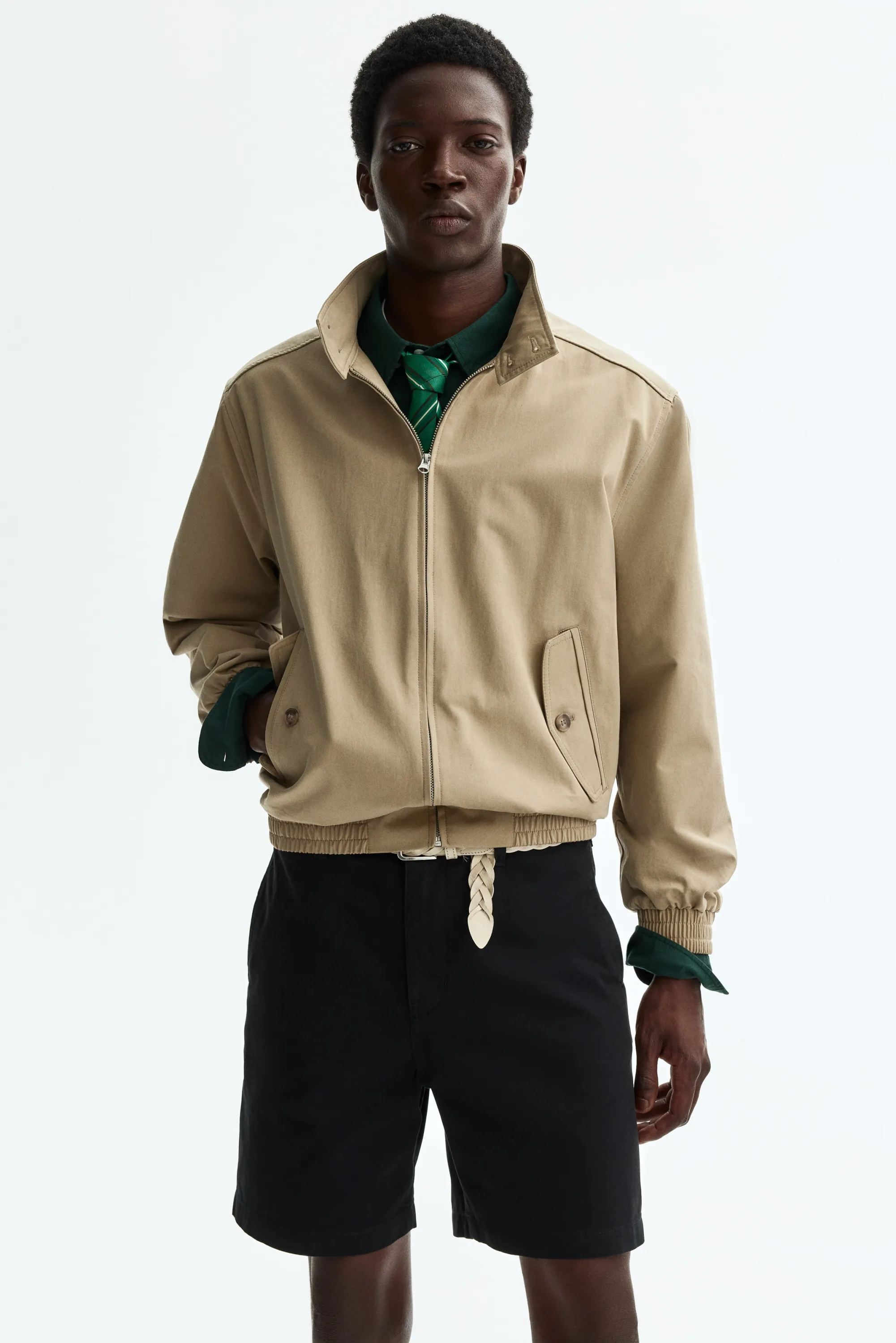 Short chino Relaxed Fit - Noir