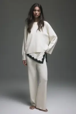 Pull oversize - Crème — photo 2