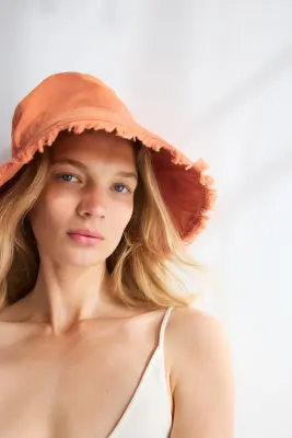 Bob en coton - Orange — photo 1