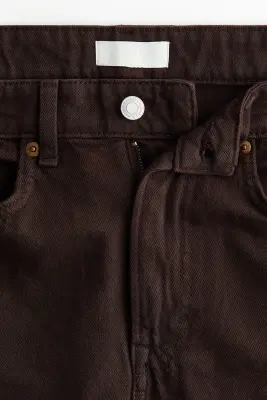 Short Bermuda en denim - Marron foncé — photo 5