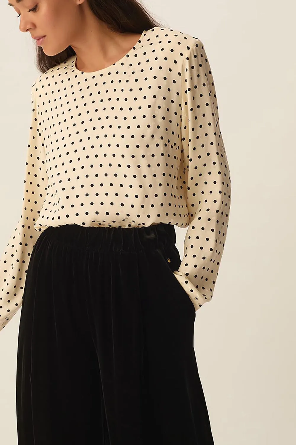 Top Yelena Pois Jacquard