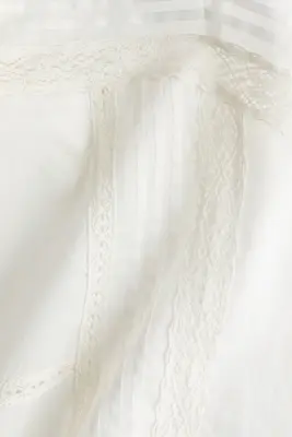Top de plage en coton avec dos ouvert - Blanc — photo 4