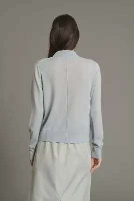 CARDIGAN HAILEY BLEU PÂLE — photo 4