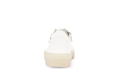 Baskets Gabor 83.334.20 Blanches - Cuir Lacets Élastiques Grande Pointure Femme — photo 3