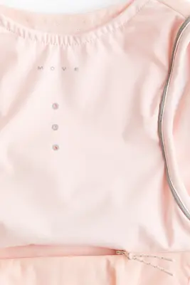 Veste de running sans manches légère - Rose poudré — photo 4