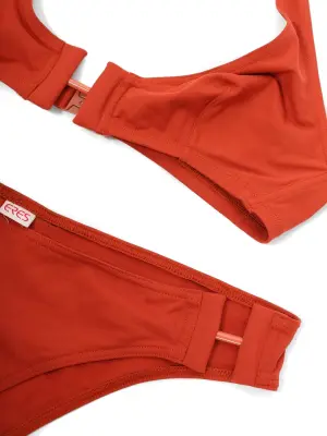 Maillot de bain terracotta culotte et haut triangle Prix boutique 450€ Taille M — photo 5
