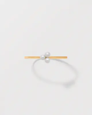 BAGUE PERLA - Or jaune 18 carats — photo 3