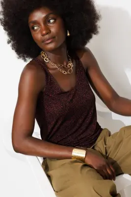 Débardeur léopard Femme — photo 2