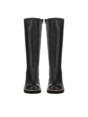 Bottines Remonte D0A79-00 Noires - Lacets Grande Pointure Femme — photo 5