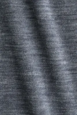 Top en maille de laine fine - Gris foncé chiné — photo 4