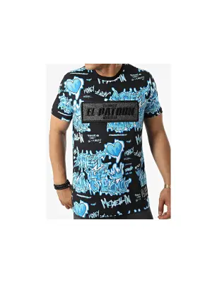 Teeshirt EL PATRON bleu — photo 3