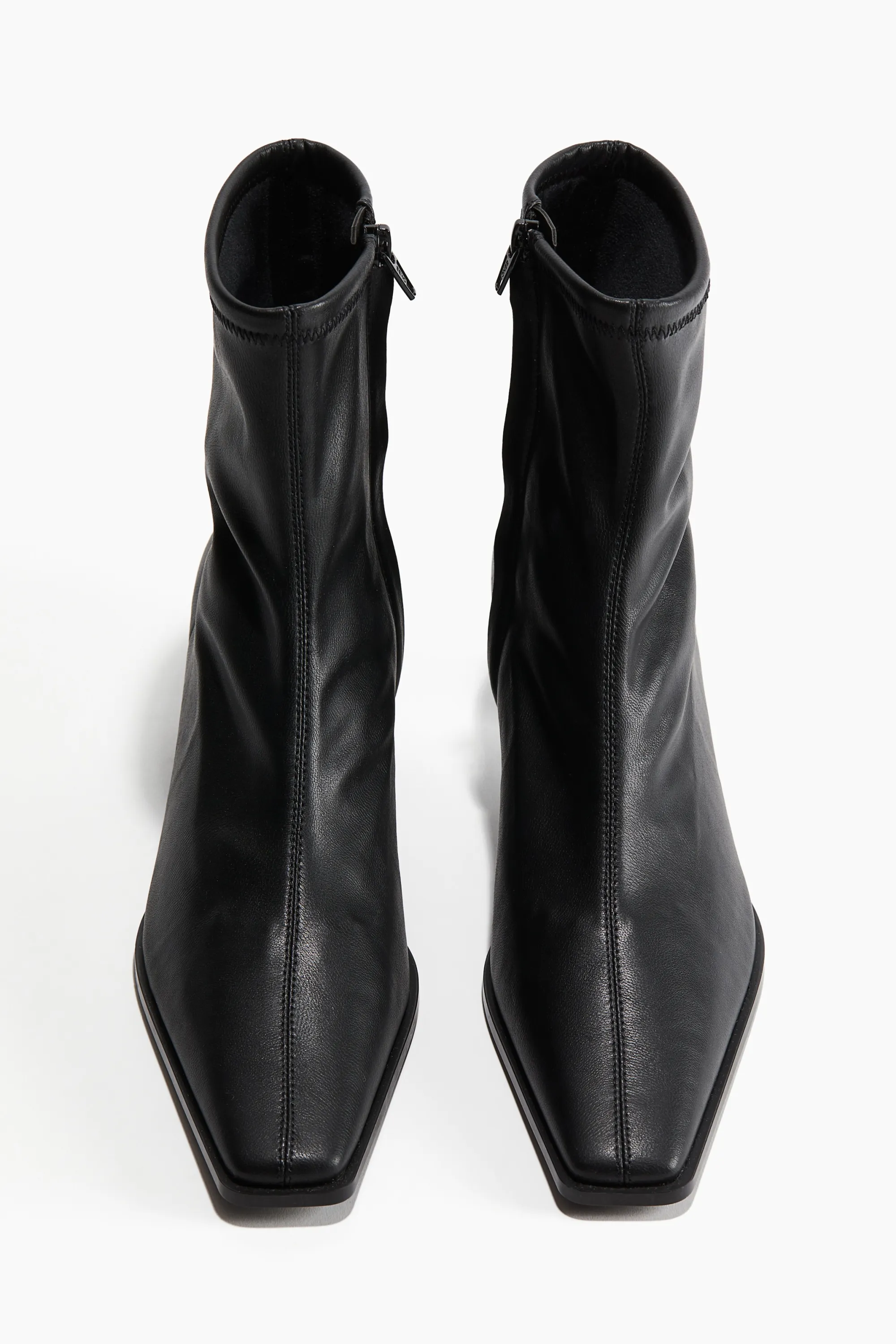 Bottines à bout pointu - Noir