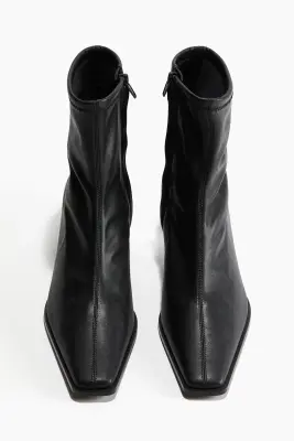 Bottines à bout pointu - Noir — photo 1