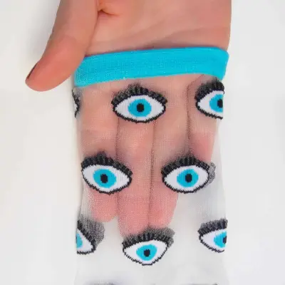 Chaussettes transparentes Oeil (au choix) – Coucou Suzette — photo 5