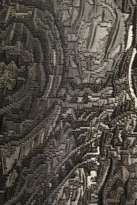 Robe à manches ballon - Noir/motif — photo 1