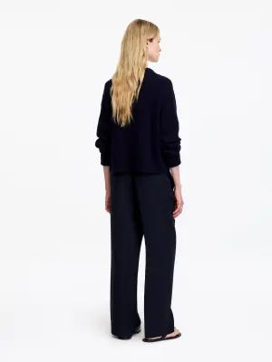 Pantalon droit - Bleu marine — photo 2