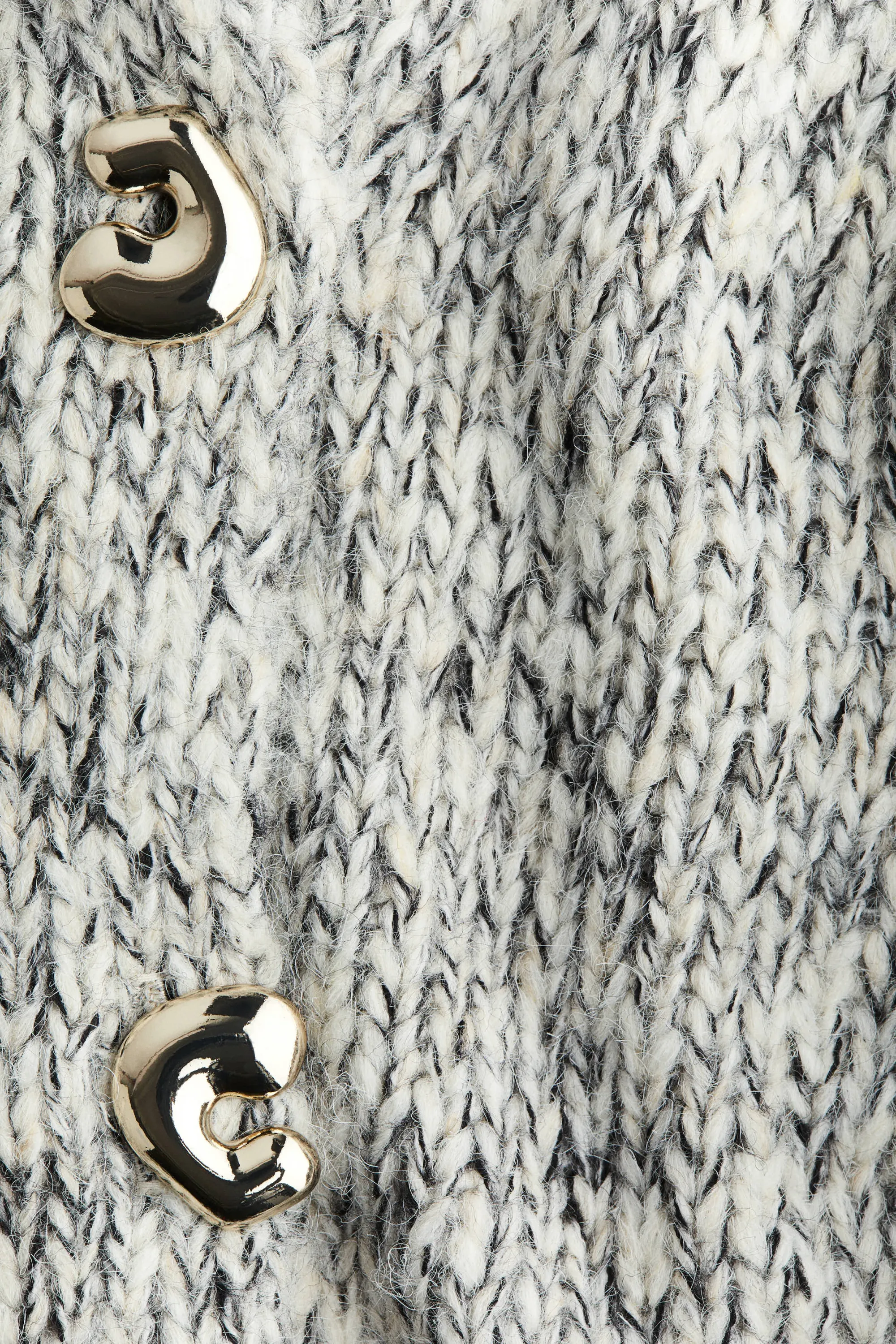 Gilet court - Crème chiné