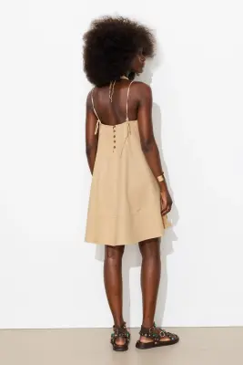 Robe courte à fines bretelles — photo 4