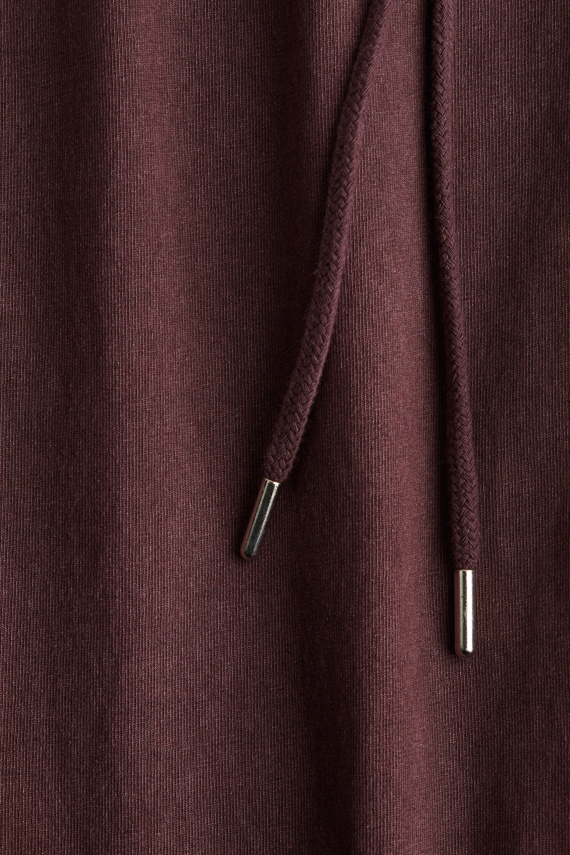 Pantalon en coton à l'aspect délavé - Bordeaux