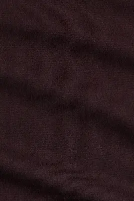 Top ajusté avec encolure bateau - Marron foncé — photo 4
