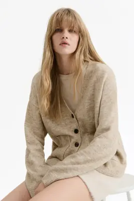 Gilet loose - Beige chiné — photo 1