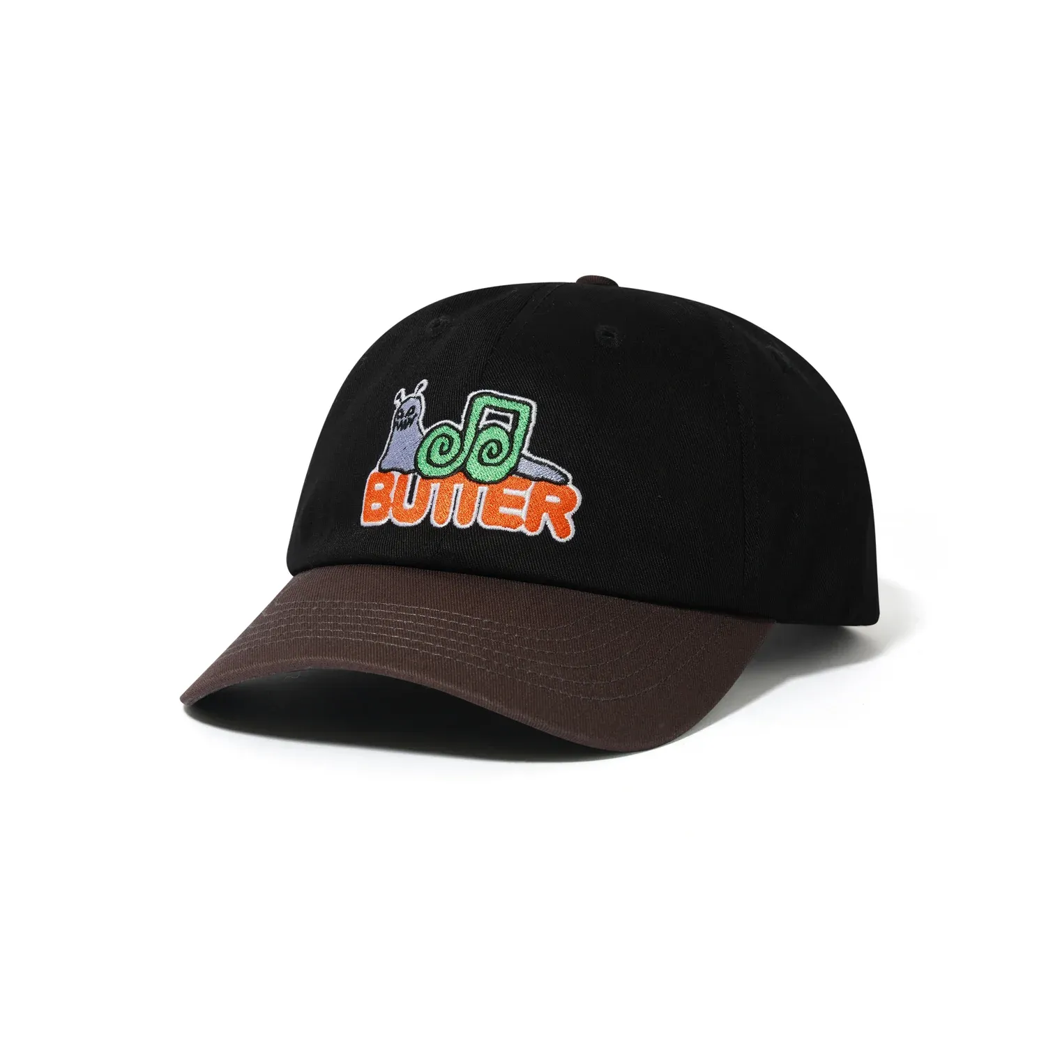 Casquette Butter Goods Snail 6 Panel cap – Black / Dusk