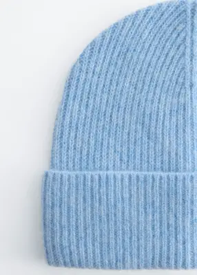 Bonnet en cachemire - Bleu clair — photo 2