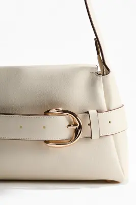 Sac crossbody avec bride - Crème — photo 1