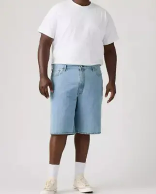 LEVIS  LOOSE SHORT 469 Bleu ciel — photo 2